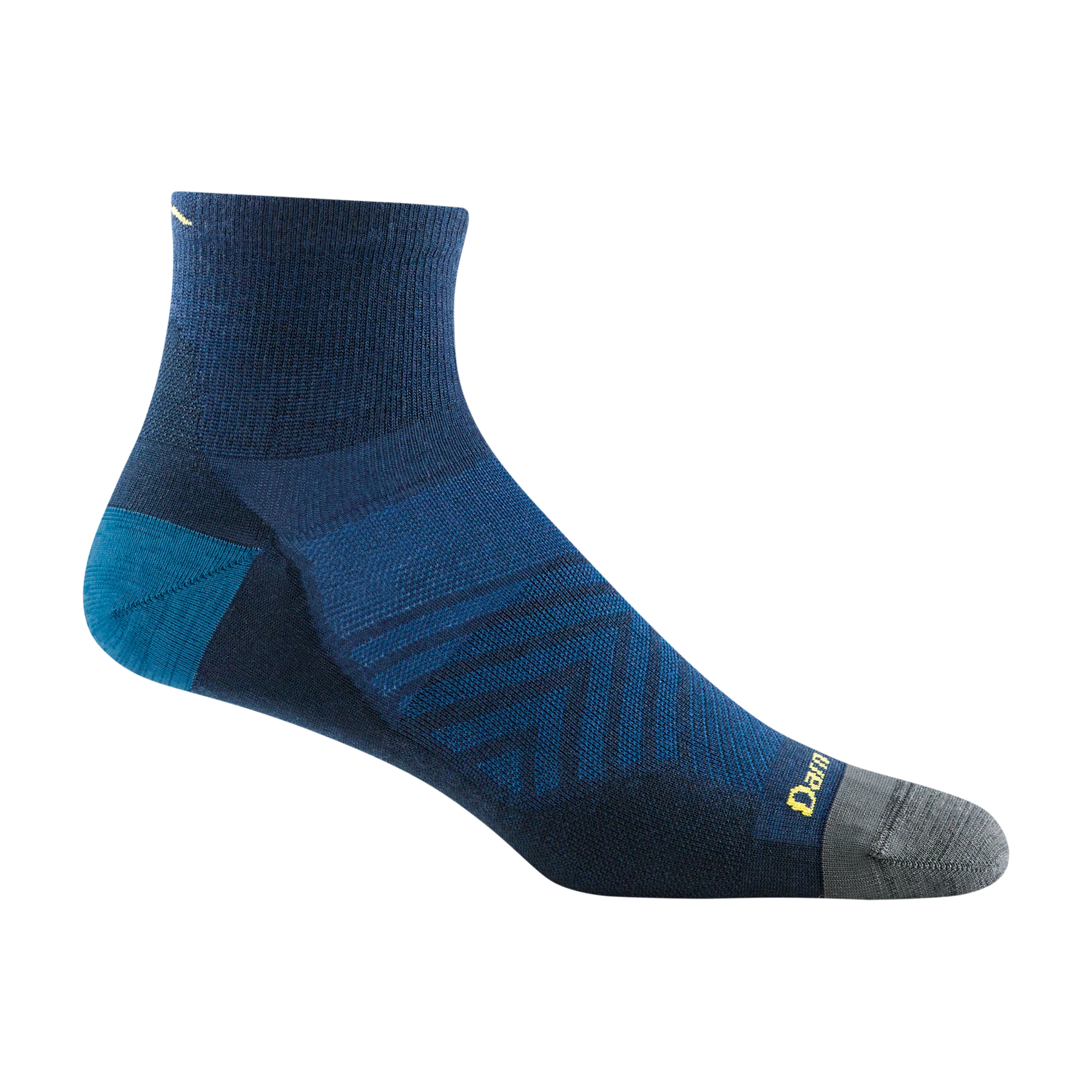Darn Tough Men's Run Quarter No Cushion Ultra-Lightweight Running Sock