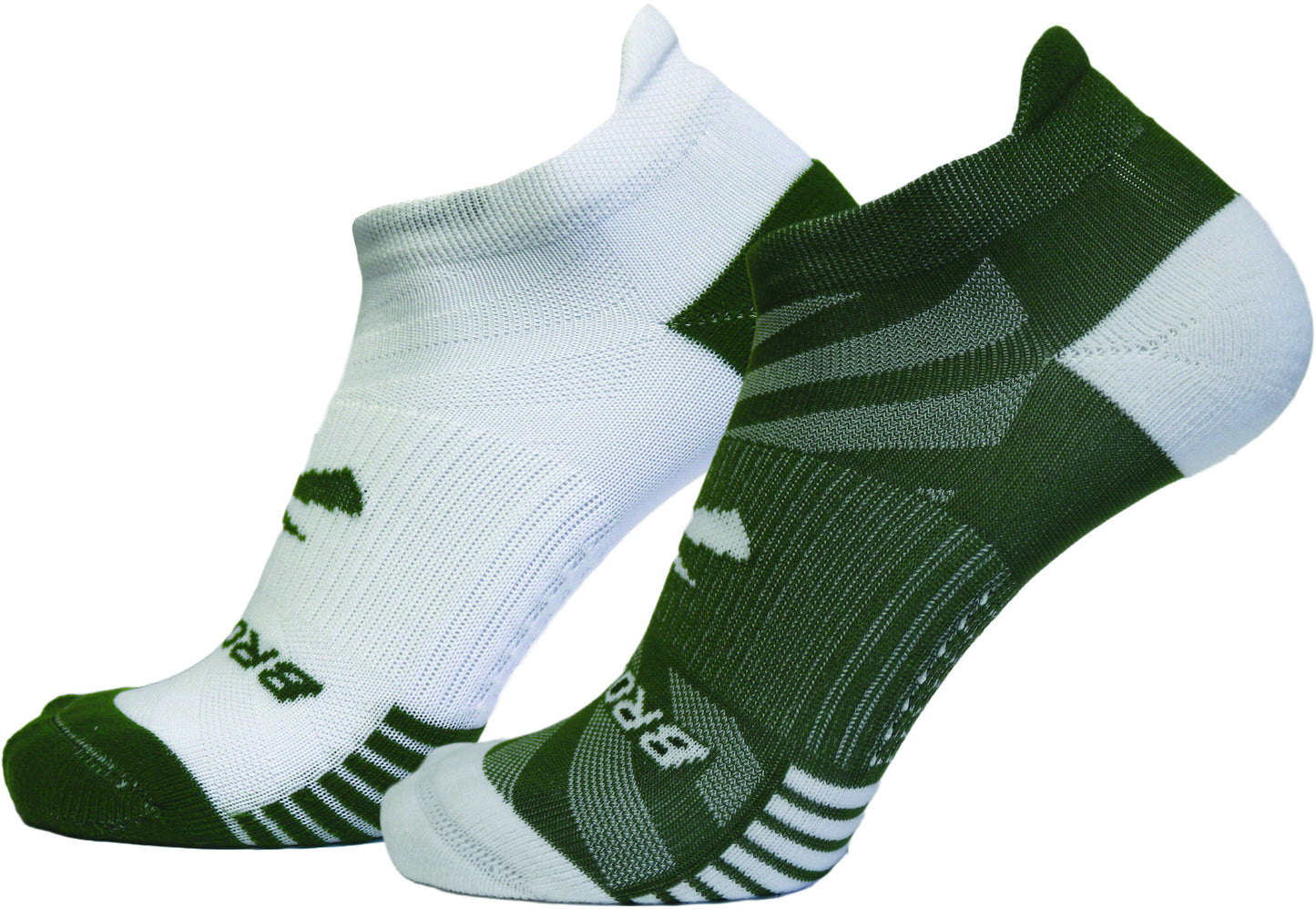 Brooks Ghost Lite Sock No-Show Medium Cushion 2-Pack