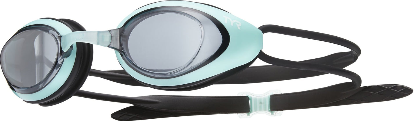 TYR Women's Fit Black Hawk Racing Goggles