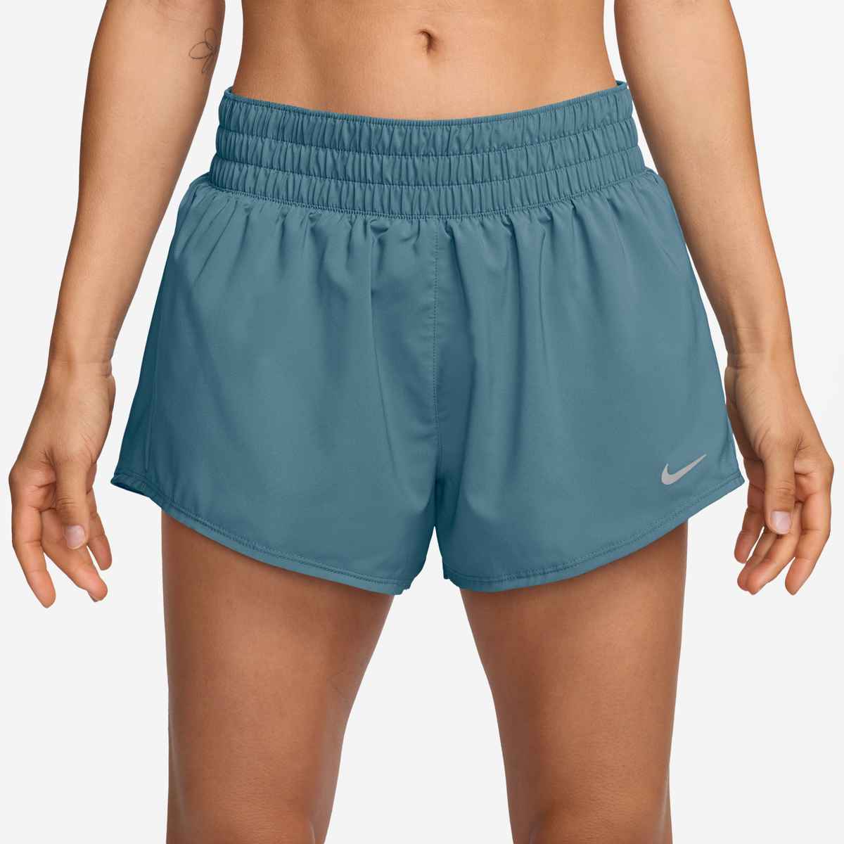 Nike Women's One Dri-Fit Mid-Rise 3" Brief Lined Shorts