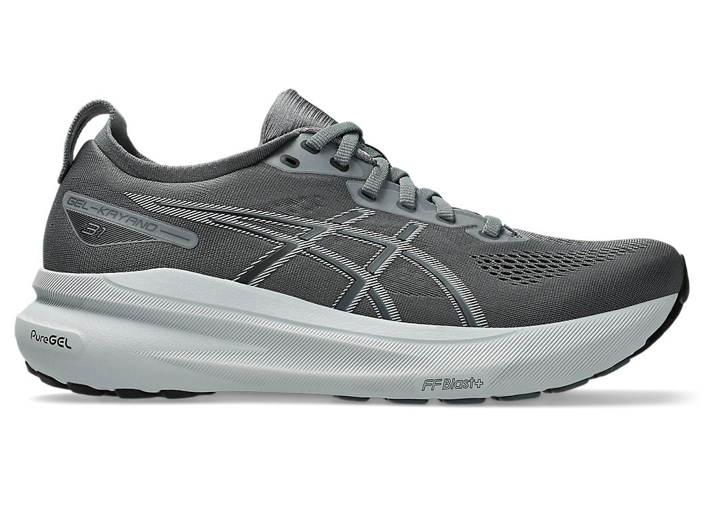 Asics men's Gel Kayano 31 shoe steel grey/piedmont grey