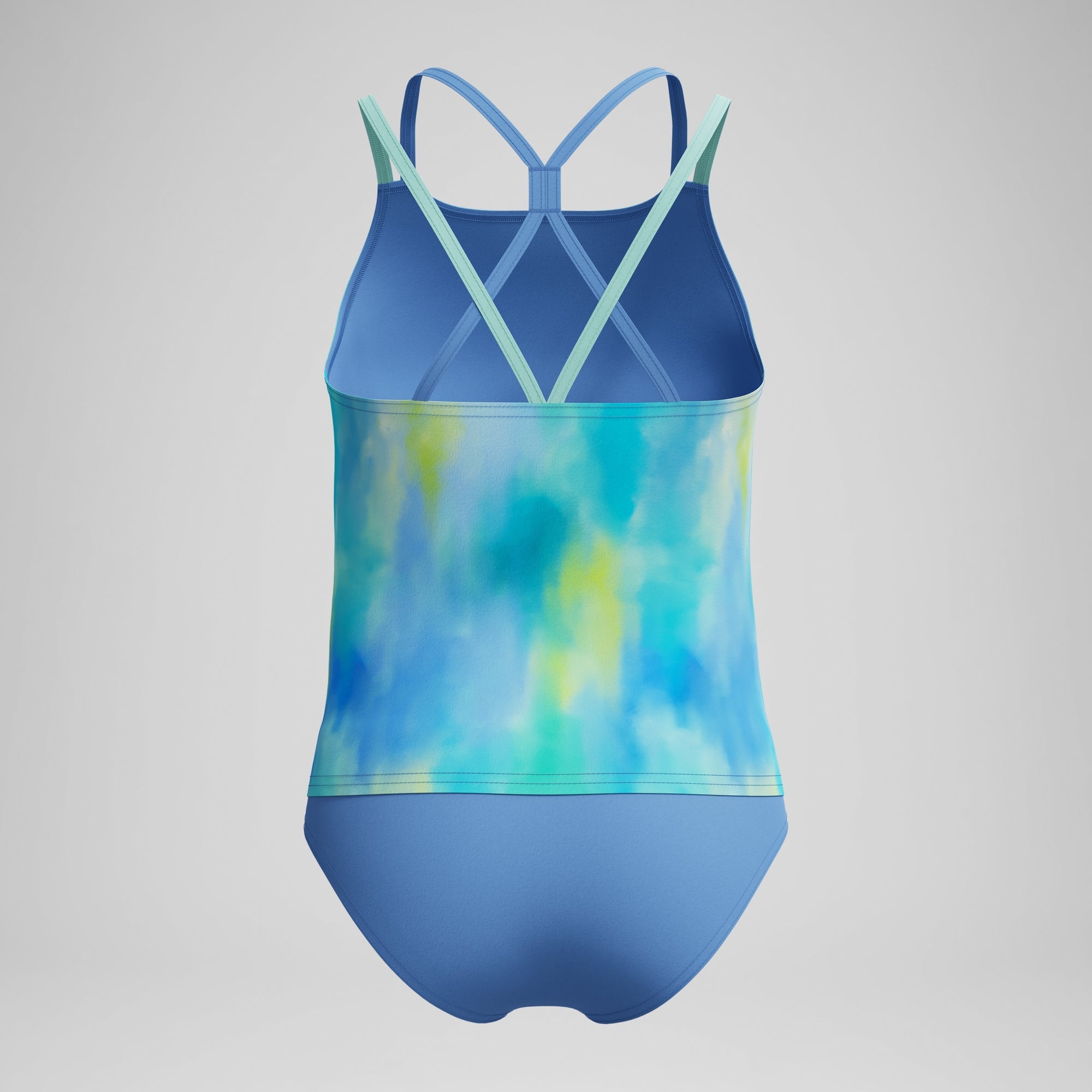 Speedo Girl's Print Strappy Tankini Set