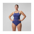Speedo Women's Adjustable Solid Shirred One Piece