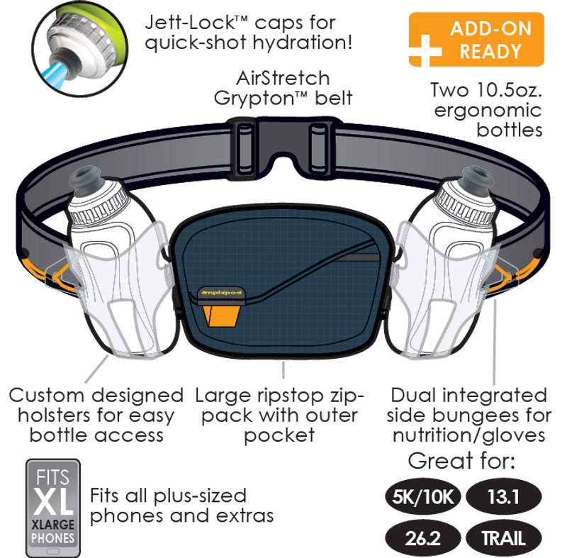 Amphipod Profile-Lite Breeze Hydration Belt