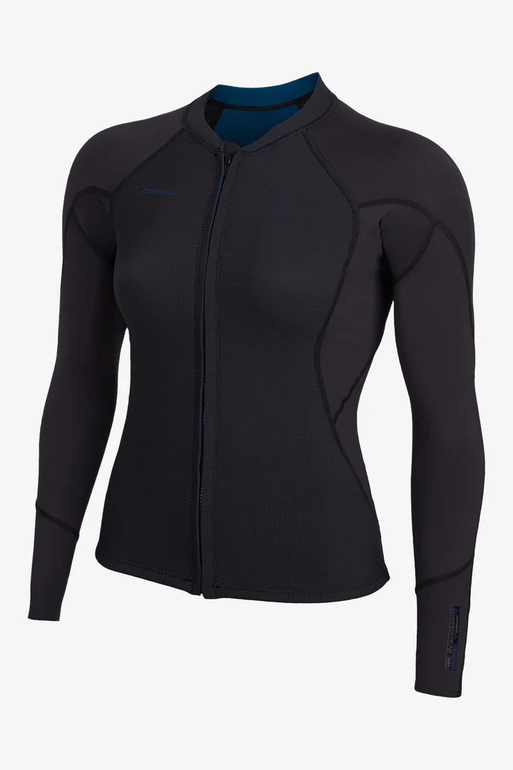 O'Neill Women's Hyperfreak Neo-Skins Front Zip Jacket