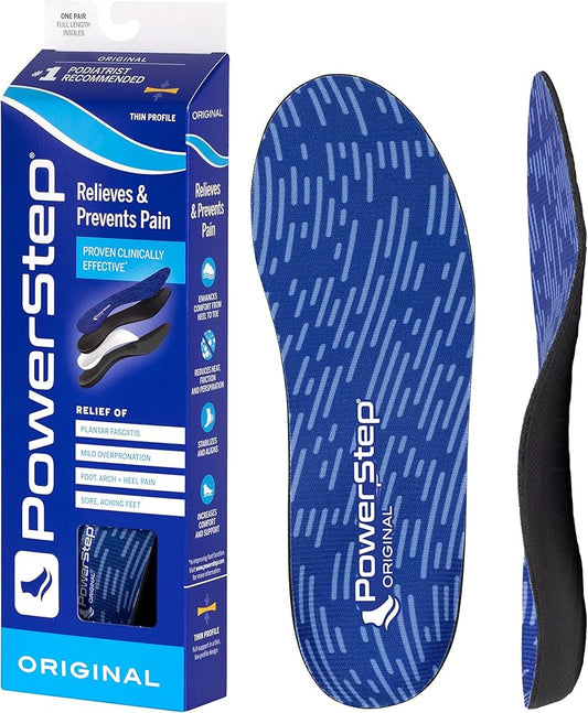 Powerstep Pinnacle Original Insoles - Thin Profile