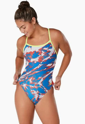 Speedo Women's Cyclone Swirl Crossback