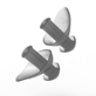 Speedo Ergo Earplug XU Smoke