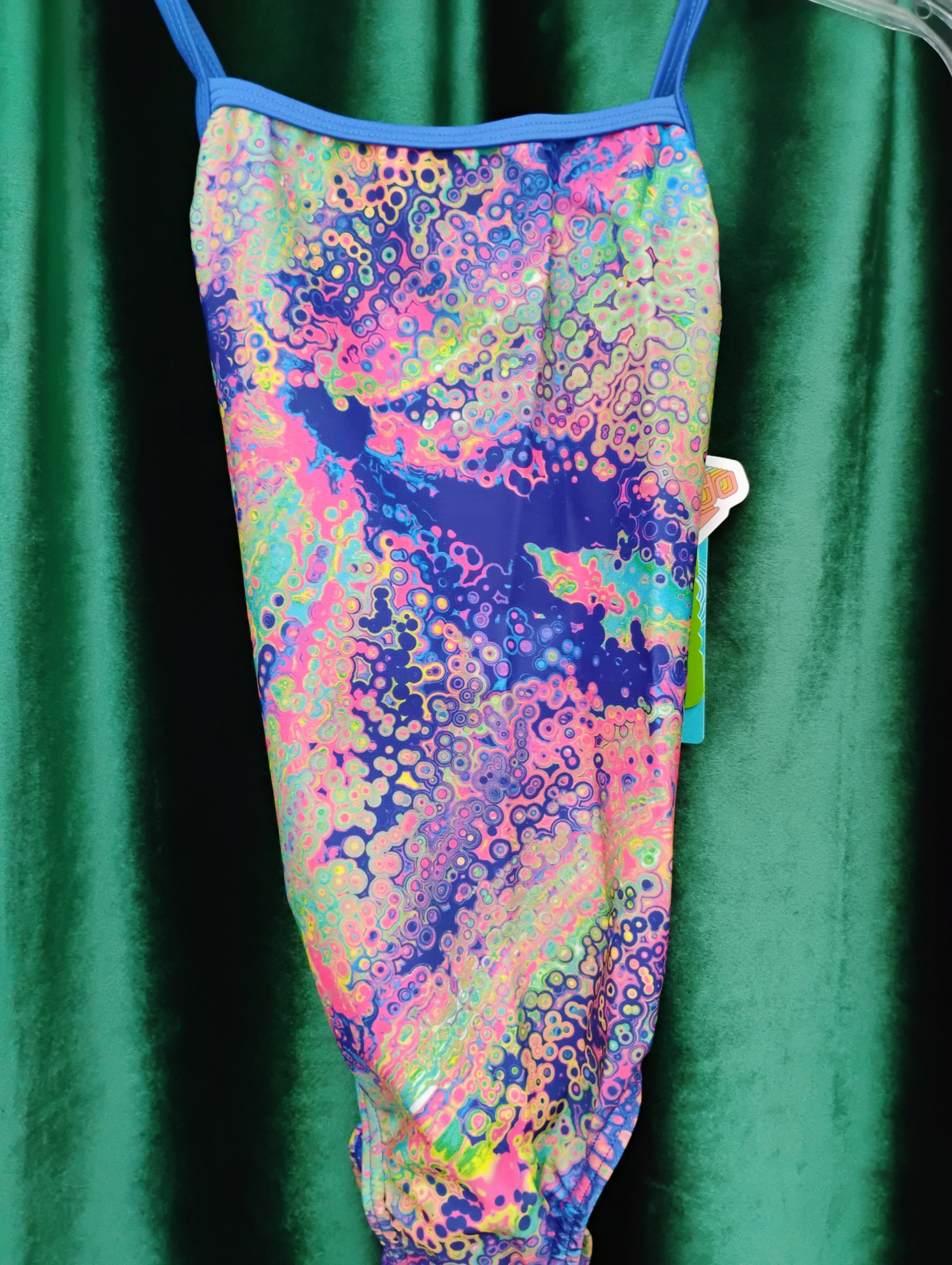 Speedo Printed Double Cross Back One-Piece SALE