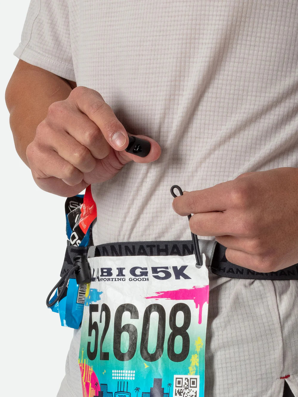 Nathan Race Number Belt Nutrition Waist Belt