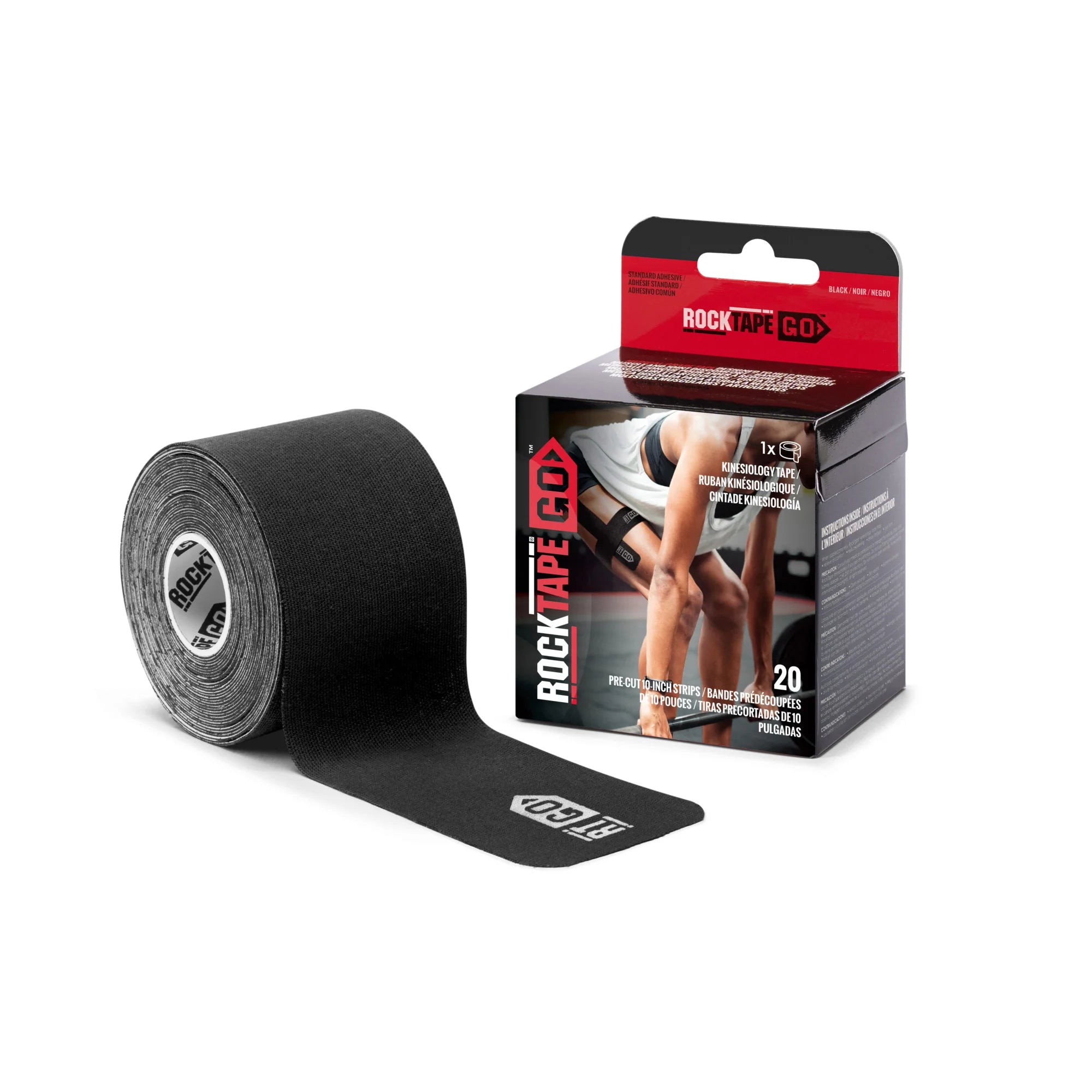 RockTape GO Kinesiology Pre-Cut Tape