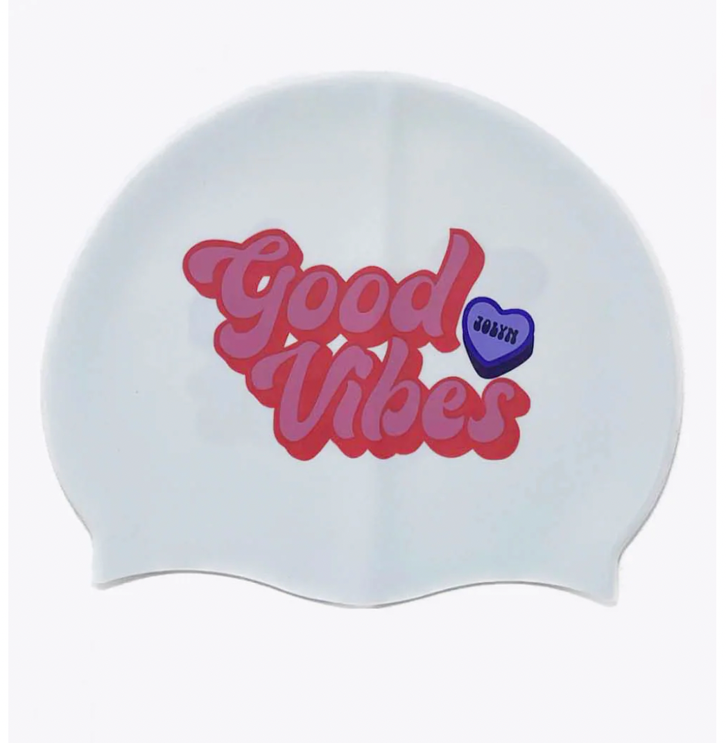 Jolyn Long Hair Silicone Swim Cap