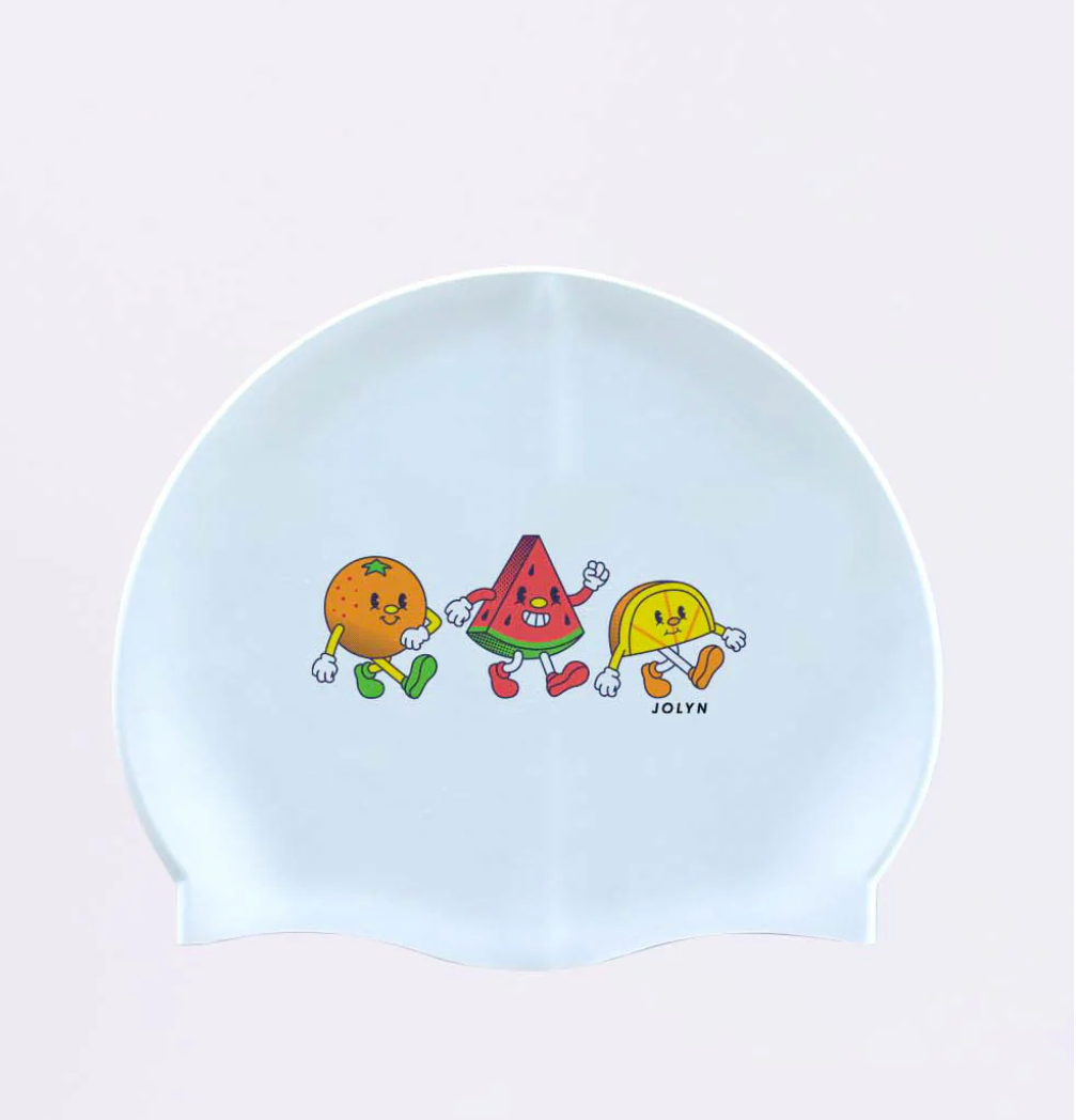 Jolyn Long Hair Silicone Swim Cap
