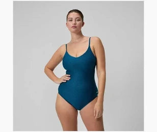 Speedo Women's Textured Adjustable Thin Strap