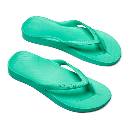 Archies arch support thong sandals high arch mint