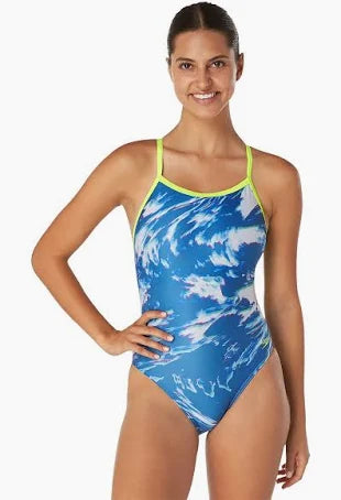 Speedo Women's Cyclone Swirl Crossback