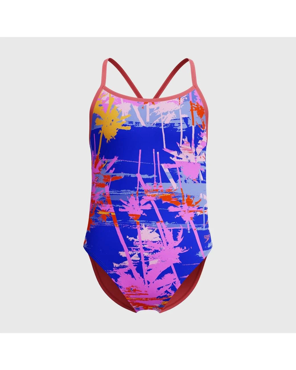 Speedo Printed Double Cross Back One-Piece SALE