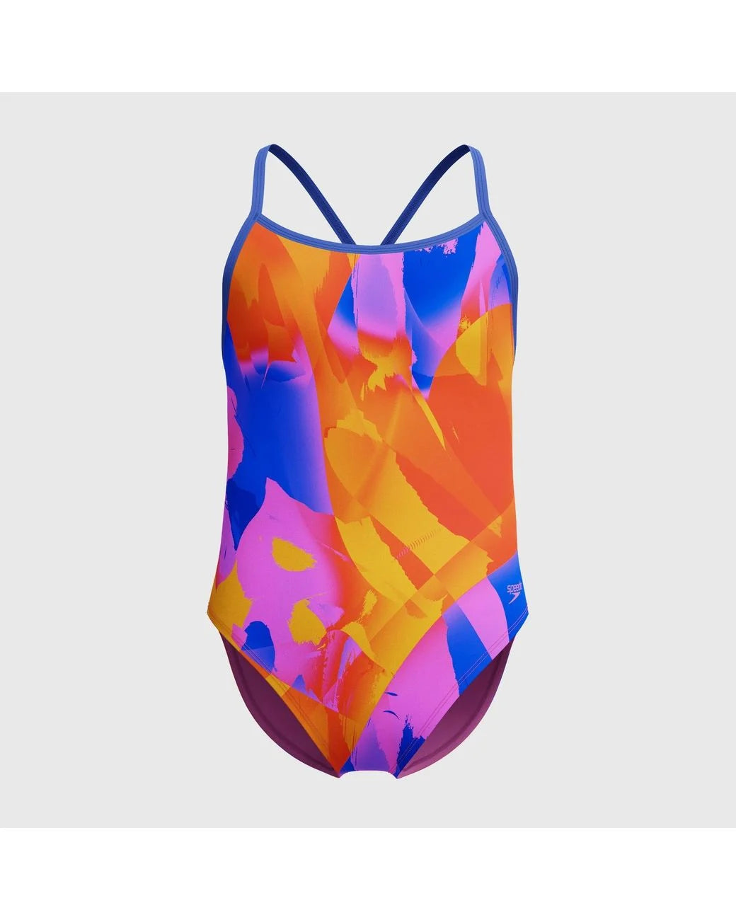 Speedo Printed Double Cross Back One-Piece SALE